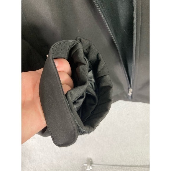 Calvin Klein Women’s Black Softshell Jacket M Water Resistant Windproof Hooded - Picture 12 of 14